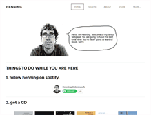 Tablet Screenshot of henningo.com